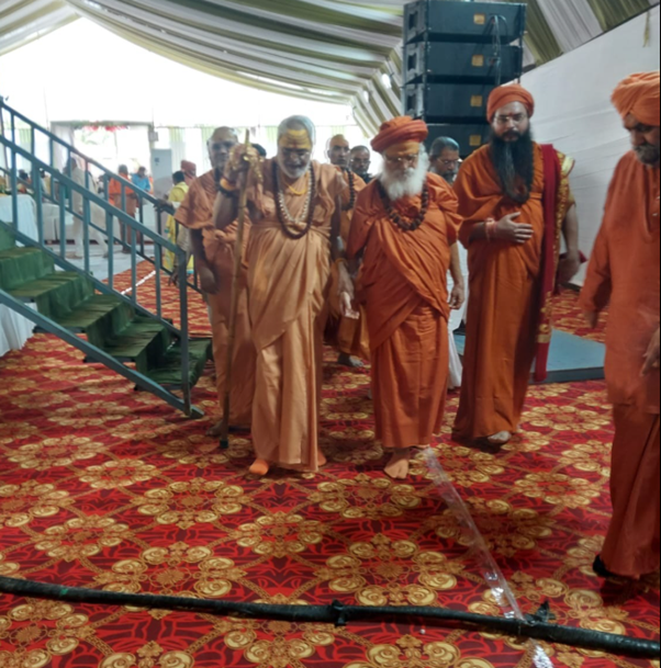 Swami Ji with his Gurudev