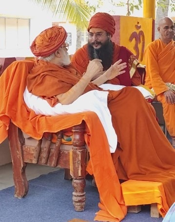 Swami in Spiritual Discourse