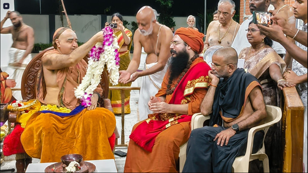 Spiritual Garland Offering