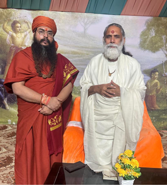 Swami with Fellow Saint
